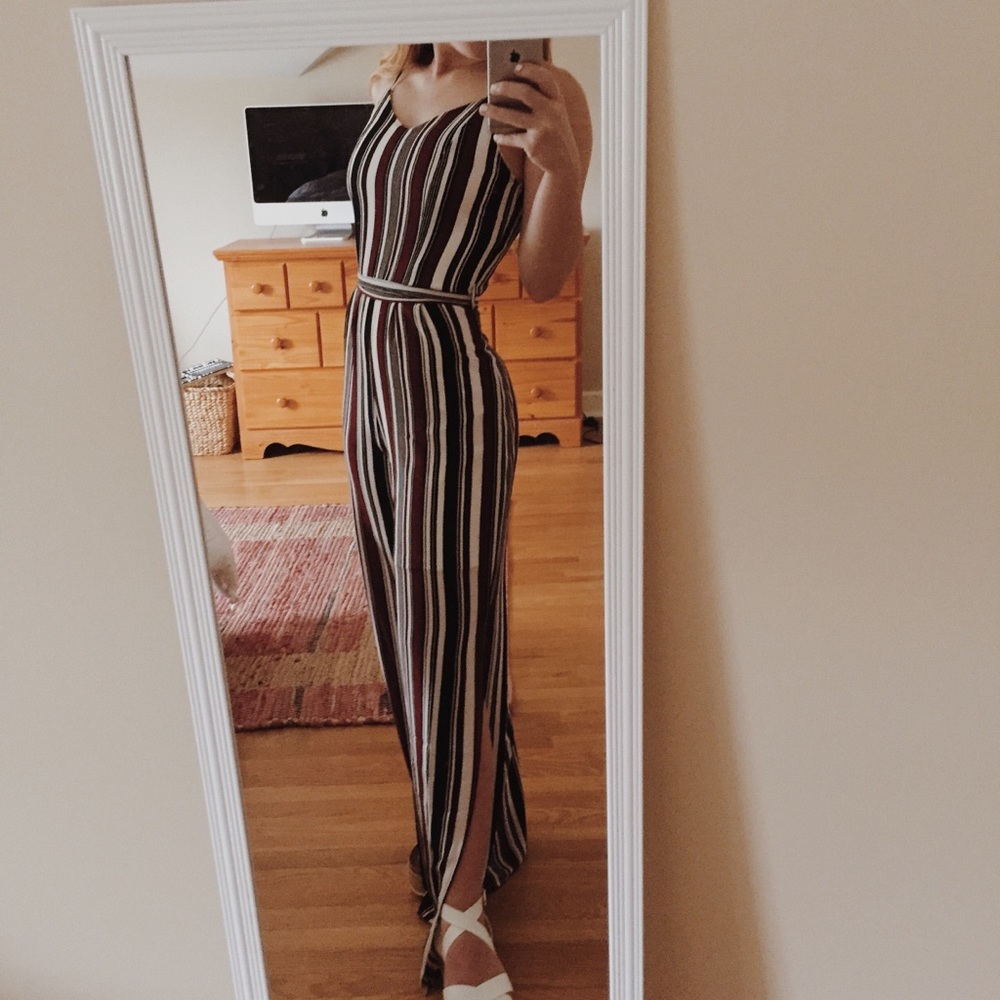Red white and blue romper jumpsuit